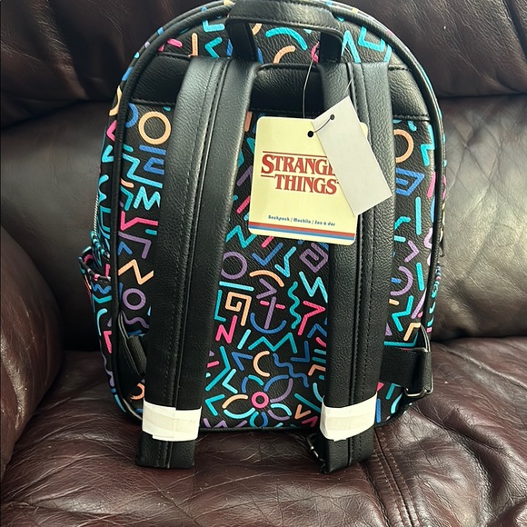 Stranger Things Geometric Pattern Backpack - Picture 2 of 6